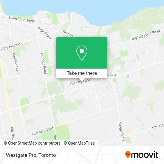 Westgate Pro map