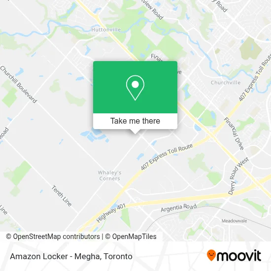 Amazon Locker - Megha map