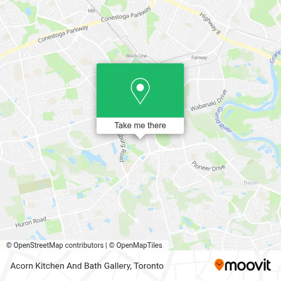 Acorn Kitchen And Bath Gallery map