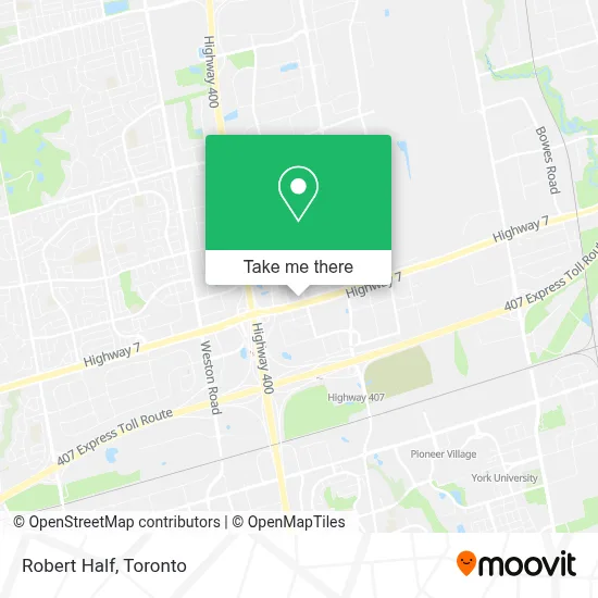 Robert Half map