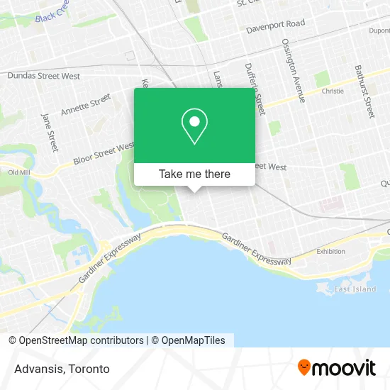 Advansis map