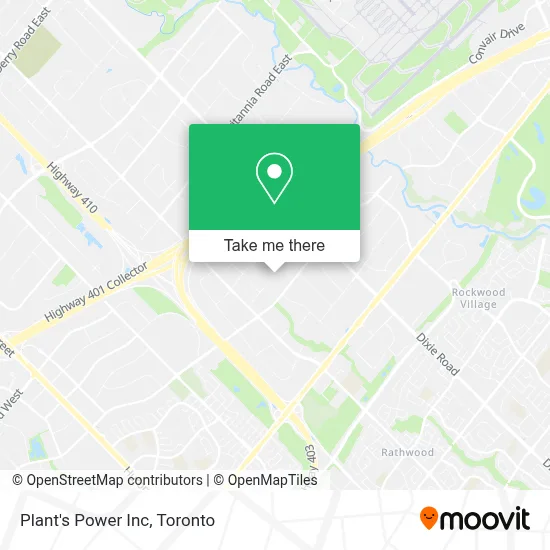 Plant's Power Inc map