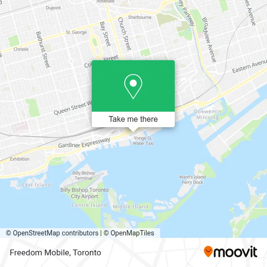 Freedom Mobile map