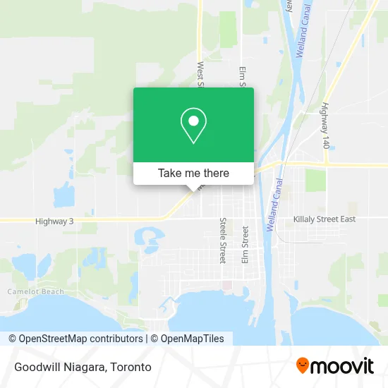 Goodwill Niagara map