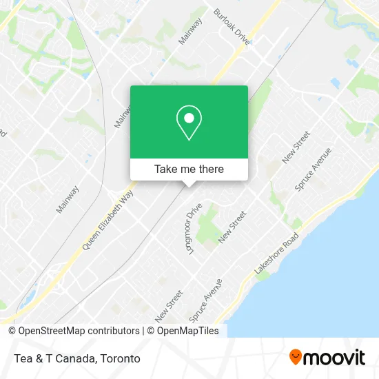 Tea & T Canada map