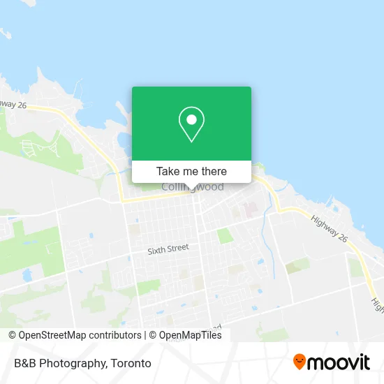 B&B Photography map