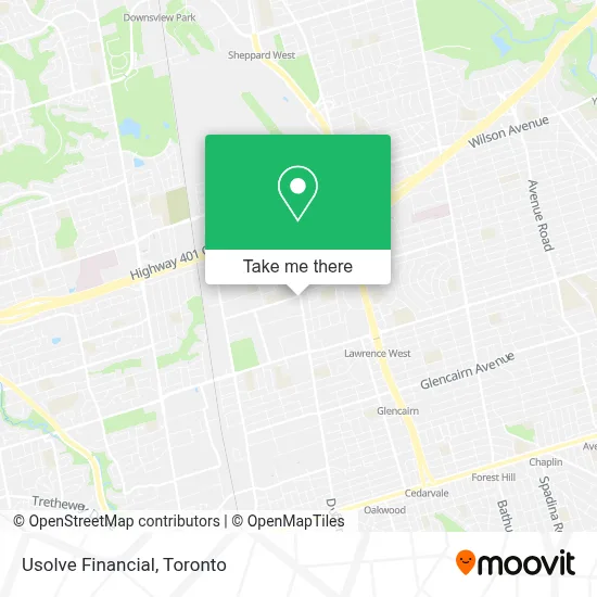 Usolve Financial map