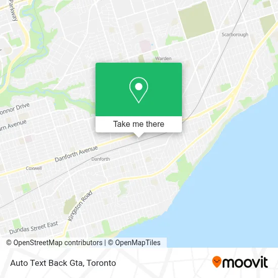 Auto Text Back Gta map