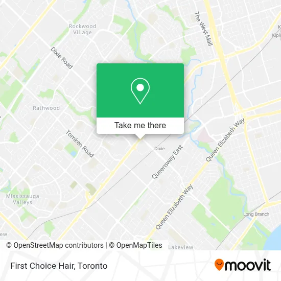 First Choice Hair map