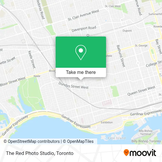 The Red Photo Studio map