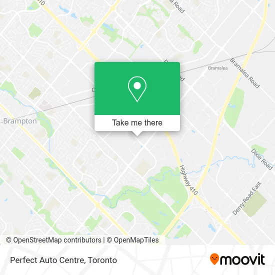 Perfect Auto Centre map