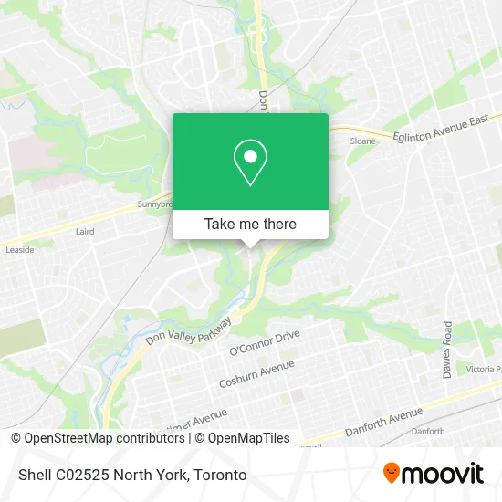 Shell C02525  North York map