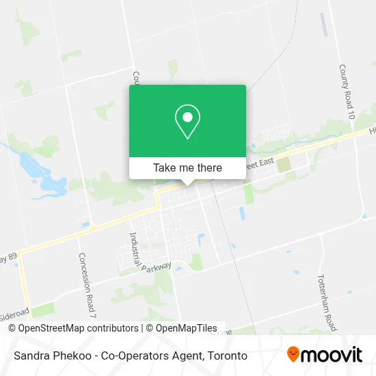 Sandra Phekoo - Co-Operators Agent map