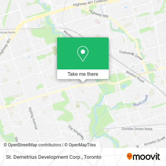 St. Demetrius Development Corp. map