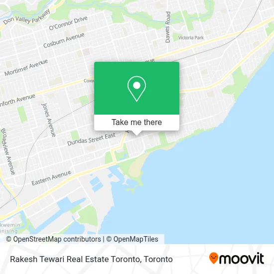Rakesh Tewari Real Estate Toronto map
