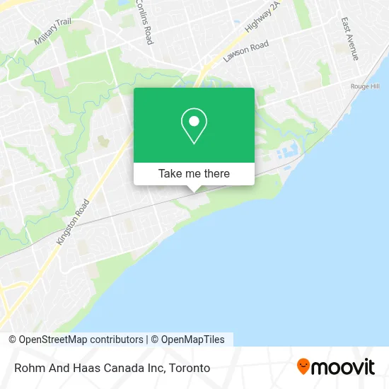 Rohm And Haas Canada Inc map
