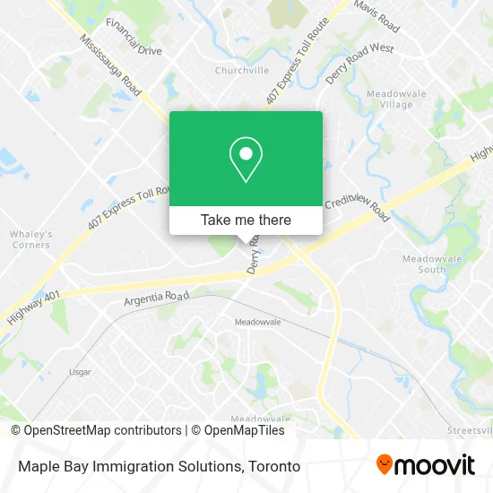 Maple Bay Immigration Solutions map