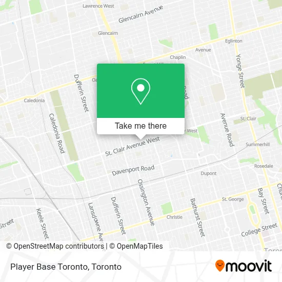 Player Base Toronto map