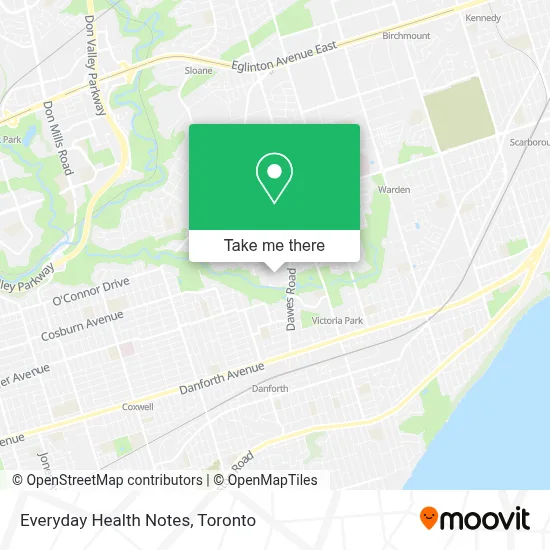 Everyday Health Notes map
