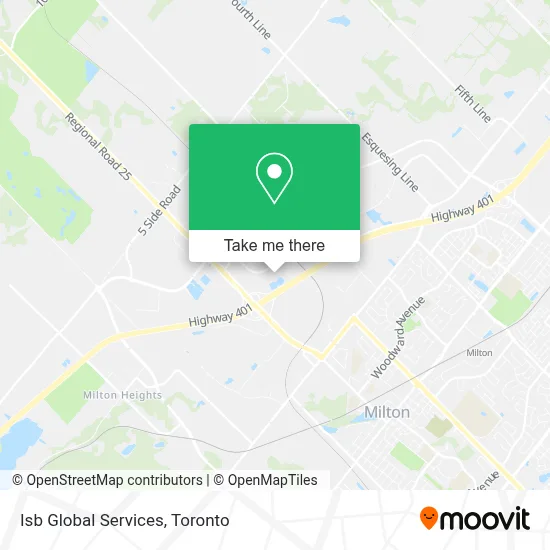 Isb Global Services map