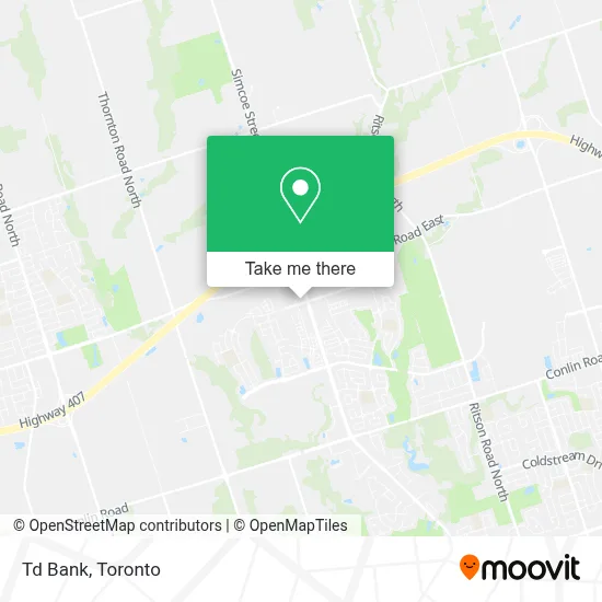 Td Bank map
