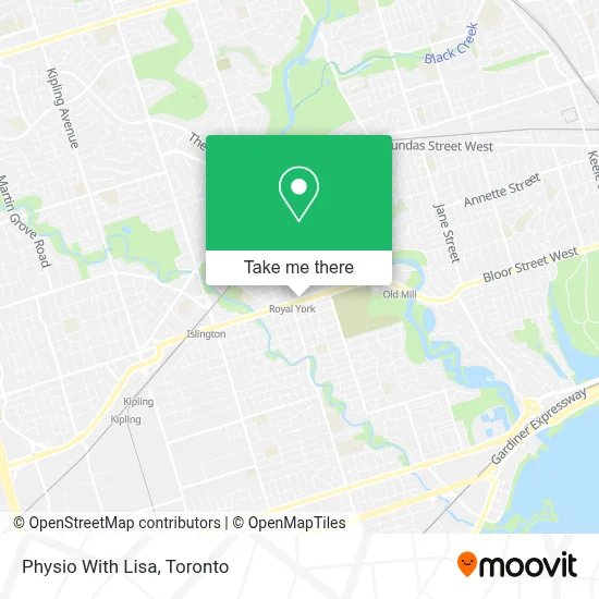 Physio With Lisa map