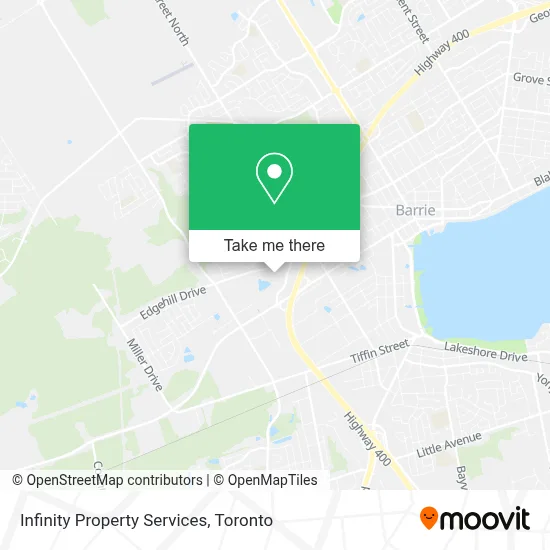 Infinity Property Services map