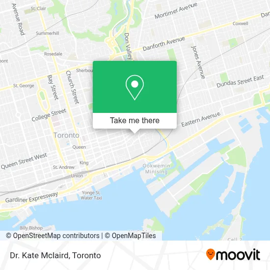 Dr. Kate Mclaird map