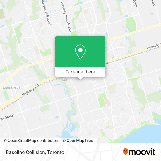 Baseline Collision map