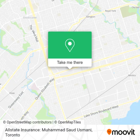 Allstate Insurance: Muhammad Saud Usmani map
