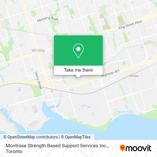 Montrose Strength Based Support Services Inc. map