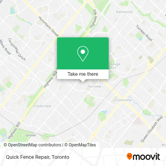 Quick Fence Repair map
