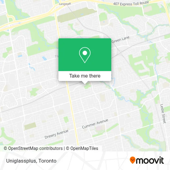Uniglassplus map