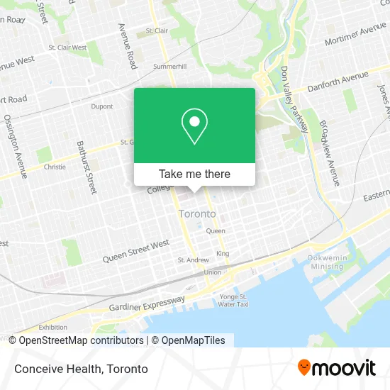 Conceive Health map