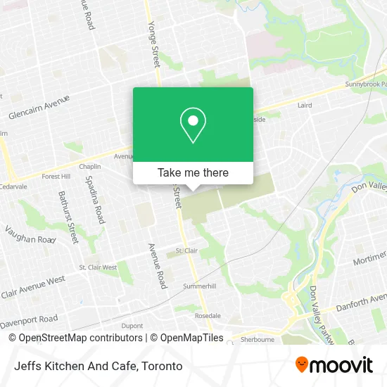Jeffs Kitchen And Cafe map