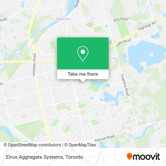 Elrus Aggregate Systems map