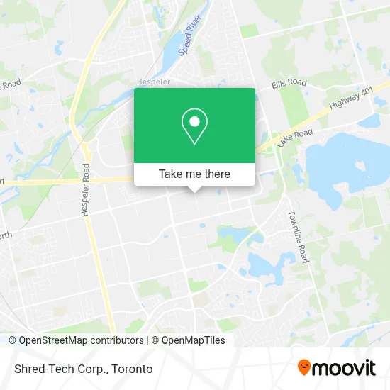 Shred-Tech Corp. map