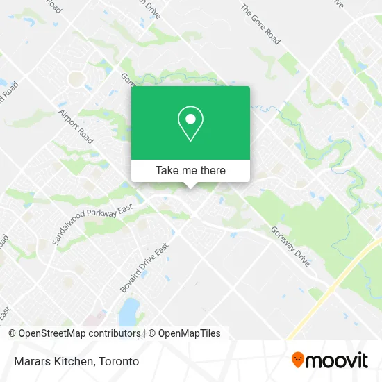 Marars Kitchen map