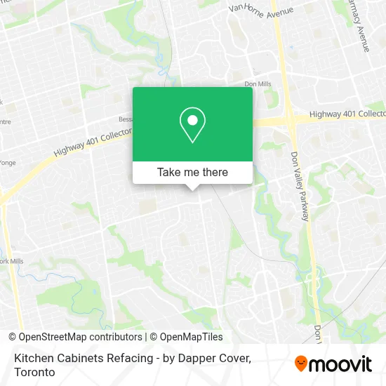 Kitchen Cabinets Refacing - by Dapper Cover map