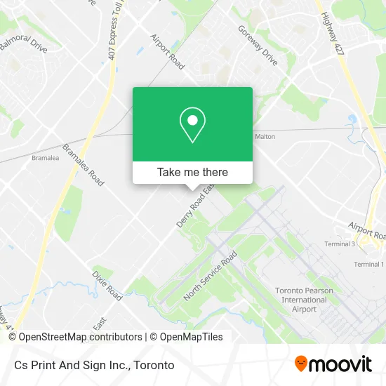 Cs Print And Sign Inc. map