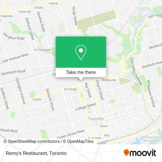 Remy's Restaurant plan