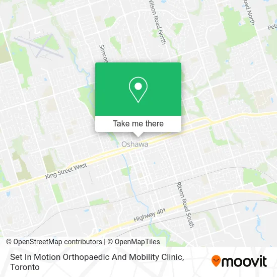 Set In Motion Orthopaedic And Mobility Clinic map