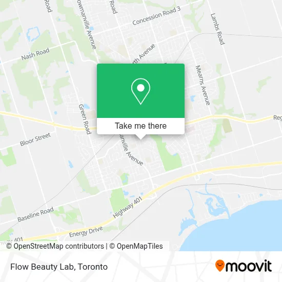 Flow Beauty Lab map