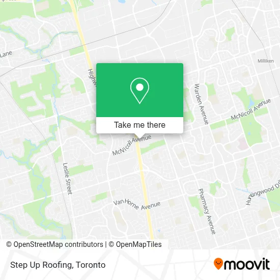 Step Up Roofing map