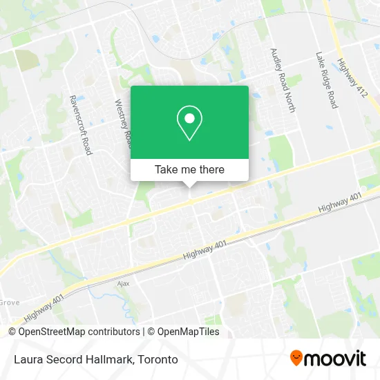 Laura Secord Hallmark map