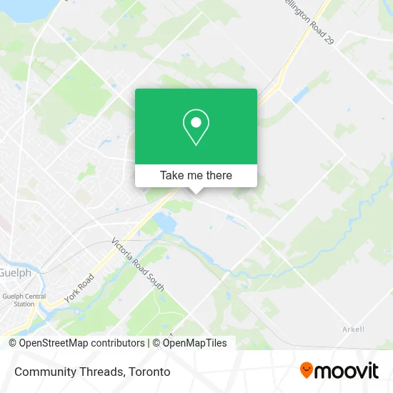 Community Threads map