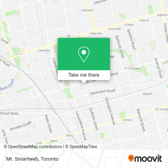 Mr. Smartweb map