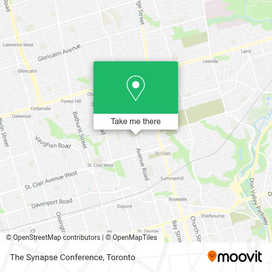 The Synapse Conference map
