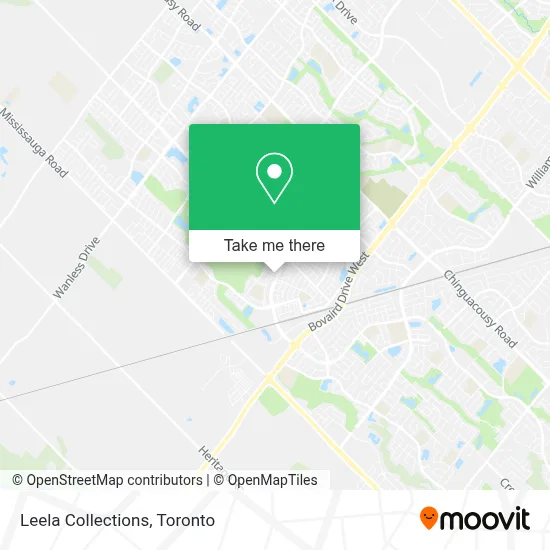 Leela Collections map
