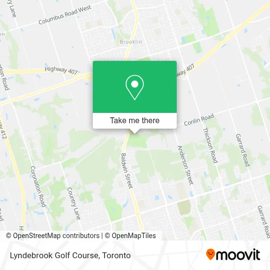 Lyndebrook Golf Course map